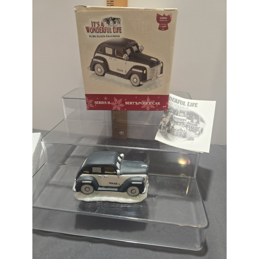 2003 Enesco It's A Wonderful Life Series II Bert's Police Car